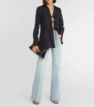 Victoria Beckham Bleached denim jeans | Thumbnail 6 Victoria Beckham Bleached denim jeans | Thumbnail 6