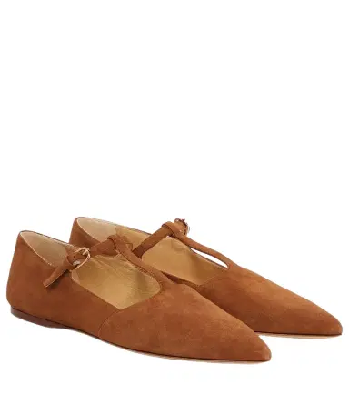 Gabriela Hearst Lola suede ballet flats | Thumbnail 1 Gabriela Hearst Lola suede ballet flats | Thumbnail 1