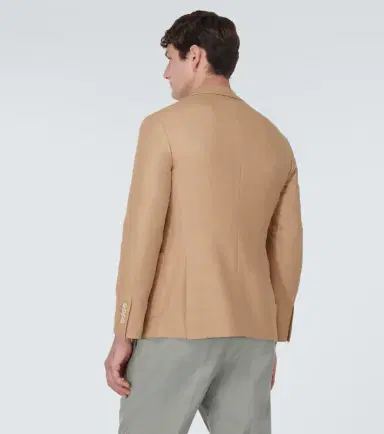 Brunello Cucinelli Wool, cashmere, and silk twill blazer | Thumbnail 2 Brunello Cucinelli Wool, cashmere, and silk twill blazer | Thumbnail 2