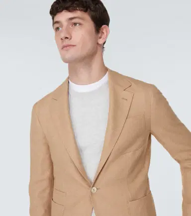 Brunello Cucinelli Wool, cashmere, and silk twill blazer | Thumbnail 5 Brunello Cucinelli Wool, cashmere, and silk twill blazer | Thumbnail 5