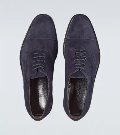 Manolo Blahnik Norton suede brogues | Thumbnail 3 Manolo Blahnik Norton suede brogues | Thumbnail 3