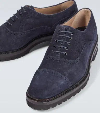 Manolo Blahnik Norton suede brogues | Thumbnail 5 Manolo Blahnik Norton suede brogues | Thumbnail 5