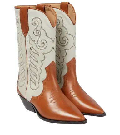 Isabel Marant Duerto embroidered leather boots | Thumbnail 1 Isabel Marant Duerto embroidered leather boots | Thumbnail 1