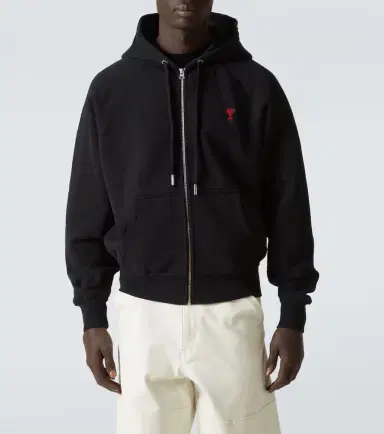 AMI PARIS Ami De Caur cotton jersey zip-up hoodie | Thumbnail 2 AMI PARIS Ami De Caur cotton jersey zip-up hoodie | Thumbnail 2