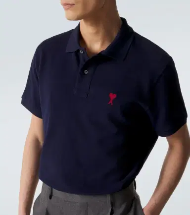 Ami Paris Ami De Caur cotton piqué polo shirt | Thumbnail 2 Ami Paris Ami De Caur cotton piqué polo shirt | Thumbnail 2