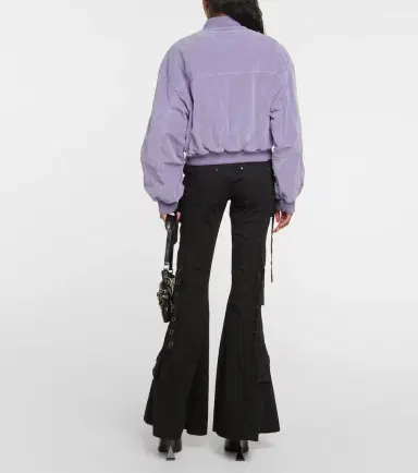 Blumarine Velvet bomber jacket | Thumbnail 2 Blumarine Velvet bomber jacket | Thumbnail 2