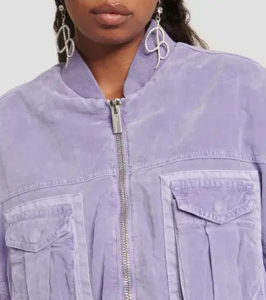 Blumarine Velvet bomber jacket | Thumbnail 6 Blumarine Velvet bomber jacket | Thumbnail 6