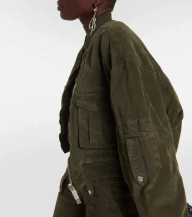Blumarine Velvet bomber jacket | Thumbnail 5 Blumarine Velvet bomber jacket | Thumbnail 5