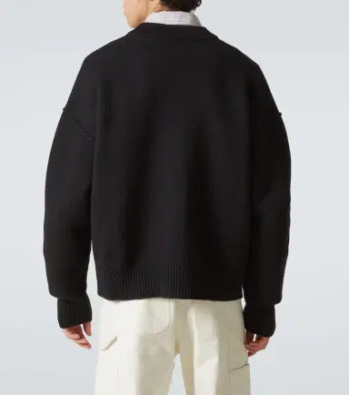 Ami Paris Ami De Caur virgin wool cardigan | Thumbnail 5 Ami Paris Ami De Caur virgin wool cardigan | Thumbnail 5
