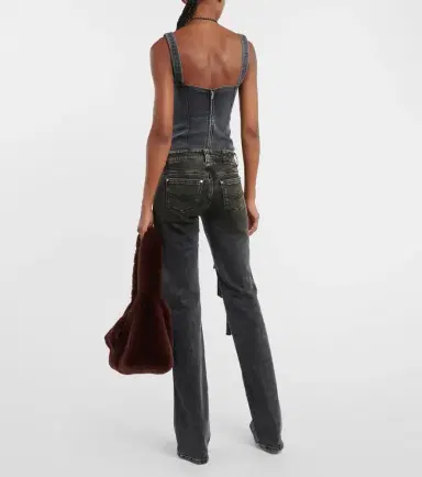 BLUMARINE Low-rise denim cargo pants | Thumbnail 6 BLUMARINE Low-rise denim cargo pants | Thumbnail 6