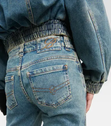 BLUMARINE Low-rise denim cargo pants | Thumbnail 2 BLUMARINE Low-rise denim cargo pants | Thumbnail 2