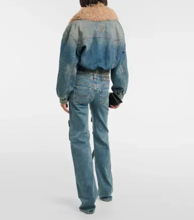 BLUMARINE Low-rise denim cargo pants | Thumbnail 5 BLUMARINE Low-rise denim cargo pants | Thumbnail 5