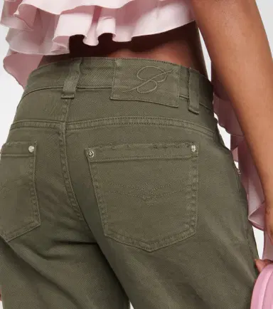 BLUMARINE Low-rise denim cargo pants | Thumbnail 3 BLUMARINE Low-rise denim cargo pants | Thumbnail 3