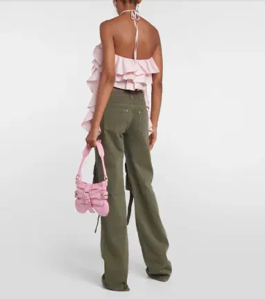 BLUMARINE Low-rise denim cargo pants | Thumbnail 4 BLUMARINE Low-rise denim cargo pants | Thumbnail 4