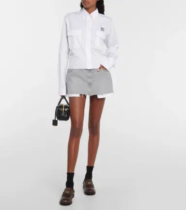 Miu Miu Embellished leather loafers | Thumbnail 5 Miu Miu Embellished leather loafers | Thumbnail 5