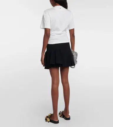 Rabanne Embellished cotton jersey crop top | Thumbnail 2 Rabanne Embellished cotton jersey crop top | Thumbnail 2