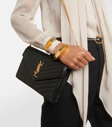 Saint Laurent Cassandre matelassé leather wallet on chain | Thumbnail 6 Saint Laurent Cassandre matelassé leather wallet on chain | Thumbnail 6