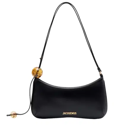 Jacquemus Le Bisou Perle Small leather shoulder bag | Thumbnail 1 Jacquemus Le Bisou Perle Small leather shoulder bag | Thumbnail 1