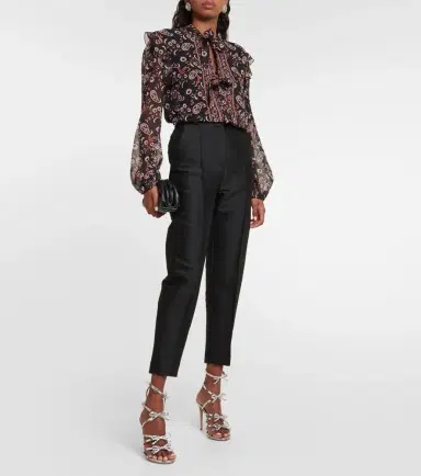 Giambattista Valli Printed silk blouse | Thumbnail 3 Giambattista Valli Printed silk blouse | Thumbnail 3