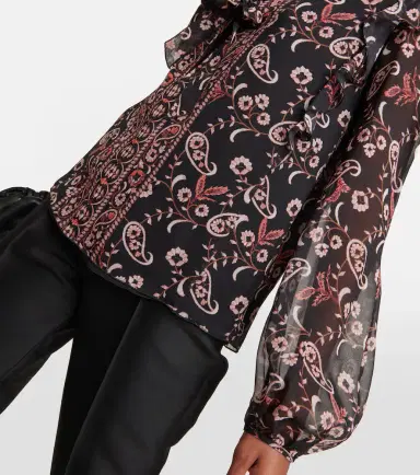 Giambattista Valli Printed silk blouse | Thumbnail 4 Giambattista Valli Printed silk blouse | Thumbnail 4