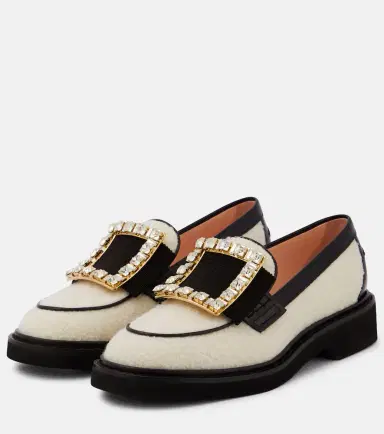 Roger Vivier Viv' Rangers wool bouclé loafers | Thumbnail 2 Roger Vivier Viv' Rangers wool bouclé loafers | Thumbnail 2