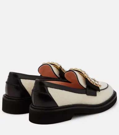 Roger Vivier Viv' Rangers wool bouclé loafers | Thumbnail 4 Roger Vivier Viv' Rangers wool bouclé loafers | Thumbnail 4