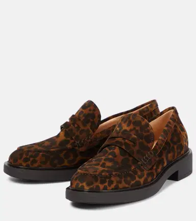 Gianvito Rossi Harris leopard-print suede loafers | Thumbnail 2 Gianvito Rossi Harris leopard-print suede loafers | Thumbnail 2