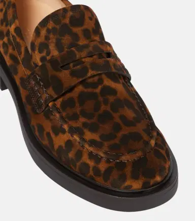 Gianvito Rossi Harris leopard-print suede loafers | Thumbnail 4 Gianvito Rossi Harris leopard-print suede loafers | Thumbnail 4