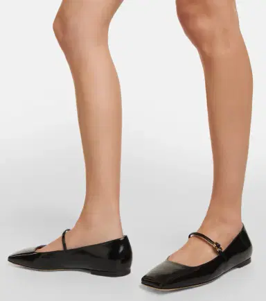 Gianvito Rossi Christina patent leather ballet flats | Thumbnail 5 Gianvito Rossi Christina patent leather ballet flats | Thumbnail 5