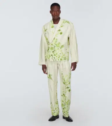 KING & TUCKFIELD Floral belted straight pants | Thumbnail 2 KING & TUCKFIELD Floral belted straight pants | Thumbnail 2