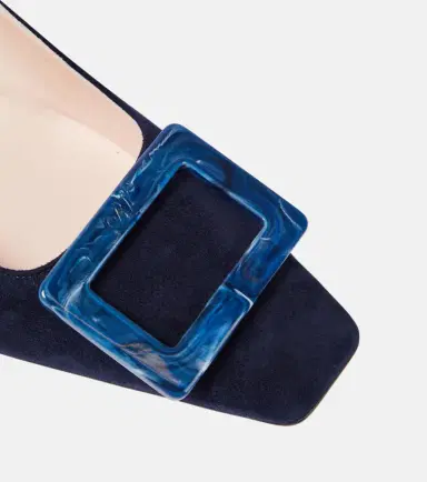 Roger Vivier Belle Vivier 45 suede pumps | Thumbnail 3 Roger Vivier Belle Vivier 45 suede pumps | Thumbnail 3