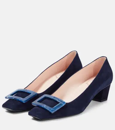 Roger Vivier Belle Vivier 45 suede pumps | Thumbnail 4 Roger Vivier Belle Vivier 45 suede pumps | Thumbnail 4
