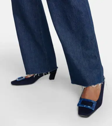 Roger Vivier Belle Vivier 45 suede pumps | Thumbnail 6 Roger Vivier Belle Vivier 45 suede pumps | Thumbnail 6