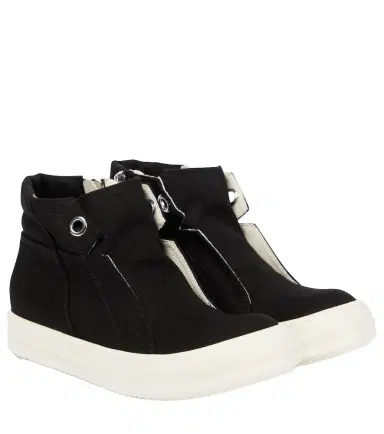 Rick Owens Dunk denim high-top sneakers | Thumbnail 1 Rick Owens Dunk denim high-top sneakers | Thumbnail 1