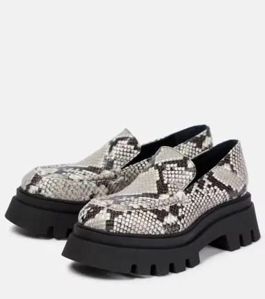 Dorothee Schumacher Printed leather platform loafers | Thumbnail 3 Dorothee Schumacher Printed leather platform loafers | Thumbnail 3