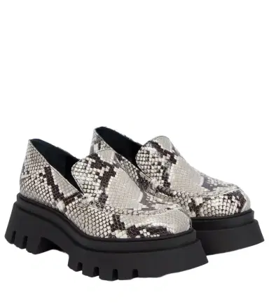 Dorothee Schumacher Printed leather platform loafers | Thumbnail 1 Dorothee Schumacher Printed leather platform loafers | Thumbnail 1