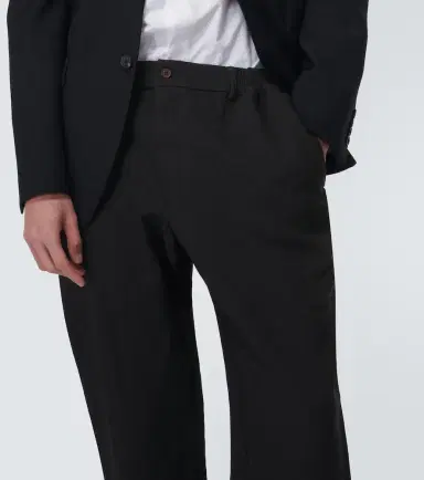 Comme des Garcons Homme Deux Comme des Garçons Homme Deux Mid-rise cropped pants | Thumbnail 4 Comme des Garcons Homme Deux Comme des Garçons Homme Deux Mid-rise cropped pants | Thumbnail 4
