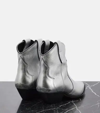 Isabel Marant Dewina metallic leather ankle boots | Thumbnail 5 Isabel Marant Dewina metallic leather ankle boots | Thumbnail 5