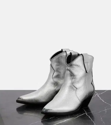 Isabel Marant Dewina metallic leather ankle boots | Thumbnail 6 Isabel Marant Dewina metallic leather ankle boots | Thumbnail 6