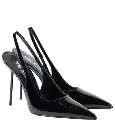Paris Texas Lidia patent leather slingback pumps | Thumbnail 1 Paris Texas Lidia patent leather slingback pumps | Thumbnail 1
