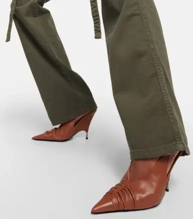 BLUMARINE Leather slingback pumps | Thumbnail 6 BLUMARINE Leather slingback pumps | Thumbnail 6