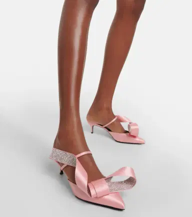 Area x Sergio Rossi Marquise crystal-embellished mules | Thumbnail 2 Area x Sergio Rossi Marquise crystal-embellished mules | Thumbnail 2