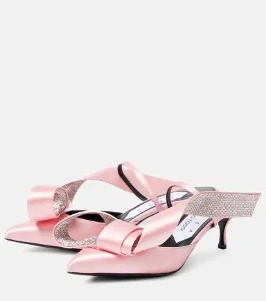Area x Sergio Rossi Marquise crystal-embellished mules | Thumbnail 4 Area x Sergio Rossi Marquise crystal-embellished mules | Thumbnail 4