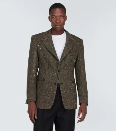 Winnie New York Herringbone wool-blend jacket | Thumbnail 2 Winnie New York Herringbone wool-blend jacket | Thumbnail 2