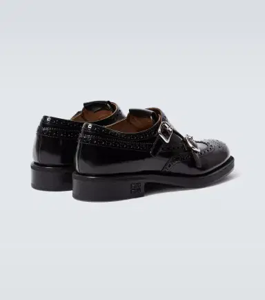 Miu Miu x Church's leather monk strap shoes | Thumbnail 4 Miu Miu x Church's leather monk strap shoes | Thumbnail 4