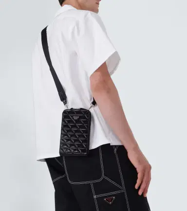 Prada Embellished leather phone case | Thumbnail 4 Prada Embellished leather phone case | Thumbnail 4