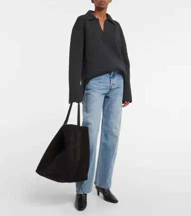 TOTEME Suede tote bag | Thumbnail 4 TOTEME Suede tote bag | Thumbnail 4