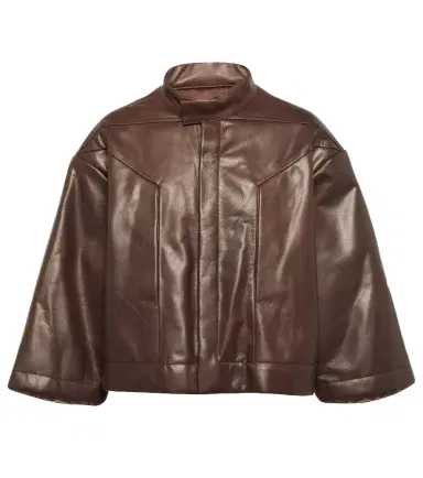 Rick Owens Cropped leather jacket | Thumbnail 1 Rick Owens Cropped leather jacket | Thumbnail 1
