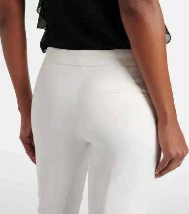 McQueen Mid-rise slim crêpe pants | Thumbnail 2 McQueen Mid-rise slim crêpe pants | Thumbnail 2
