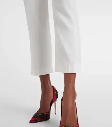 McQueen Mid-rise slim crêpe pants | Thumbnail 3 McQueen Mid-rise slim crêpe pants | Thumbnail 3